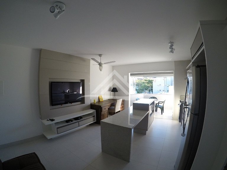 1 dormitório a 1 quadra da praia de Jurere