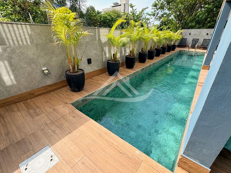 Jurere Premier 250m da Praia 2 Suítes