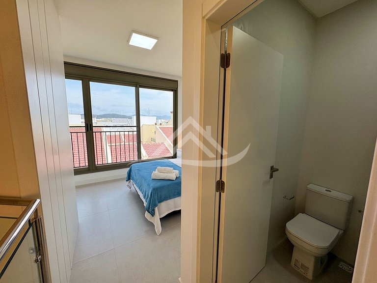 Novíssimo Duplex 2 Suítes Piscina Jurere In