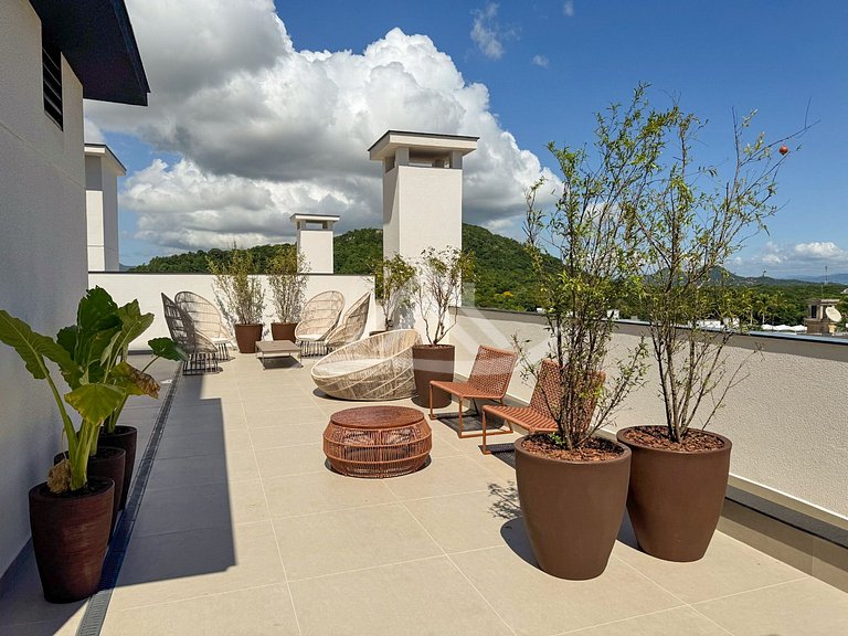 Novíssimo Duplex 2 Suítes Piscina Jurere In