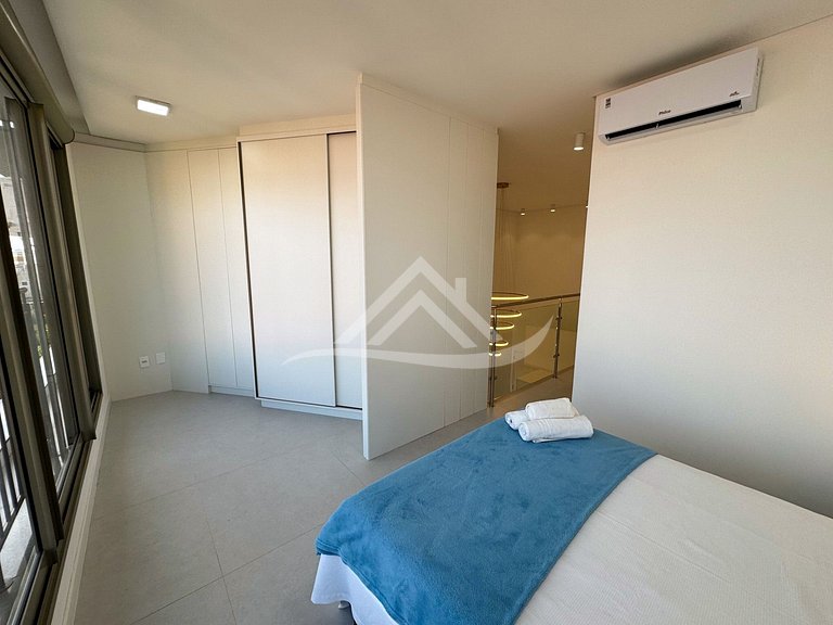 Novíssimo Piscina 2 Suítes Duplex Jurere In