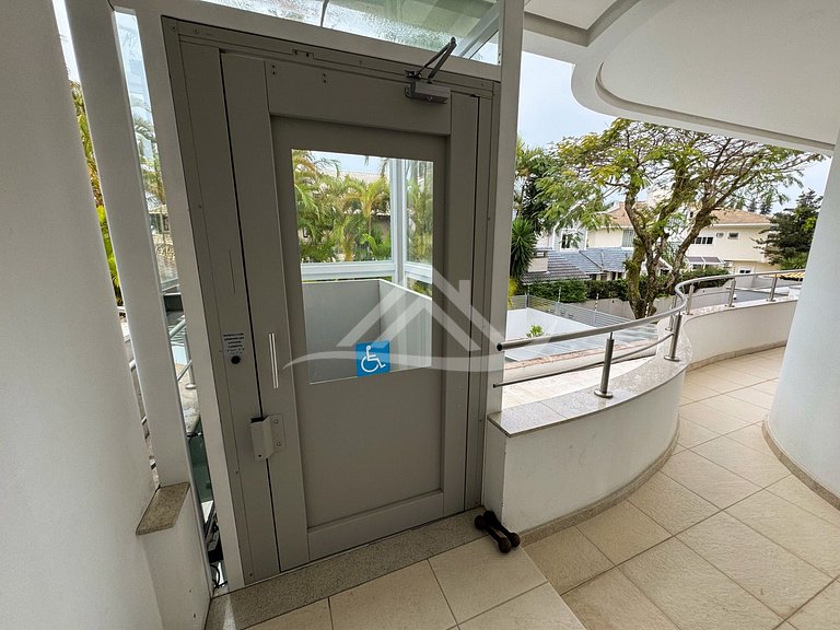 Mansão Piscina Elevador 180m Praia Jurere Internac