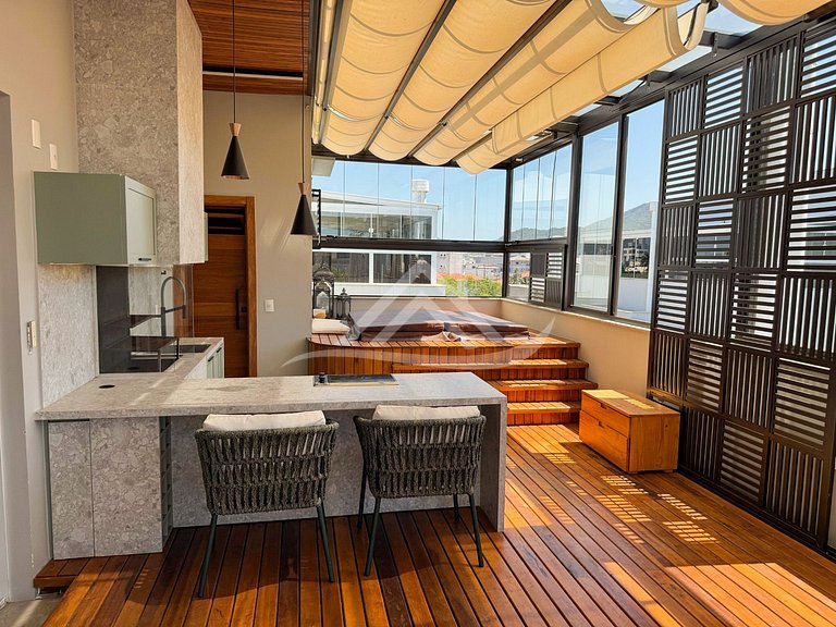 Linda Cobertura 3 Suítes Jacuzzi Privativa