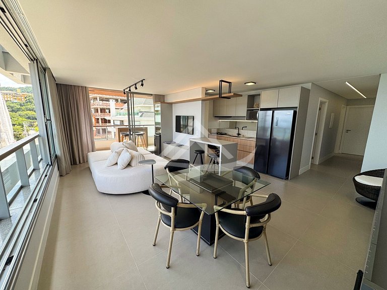 Apartamento Vista al Mar a 50m de Jurerê