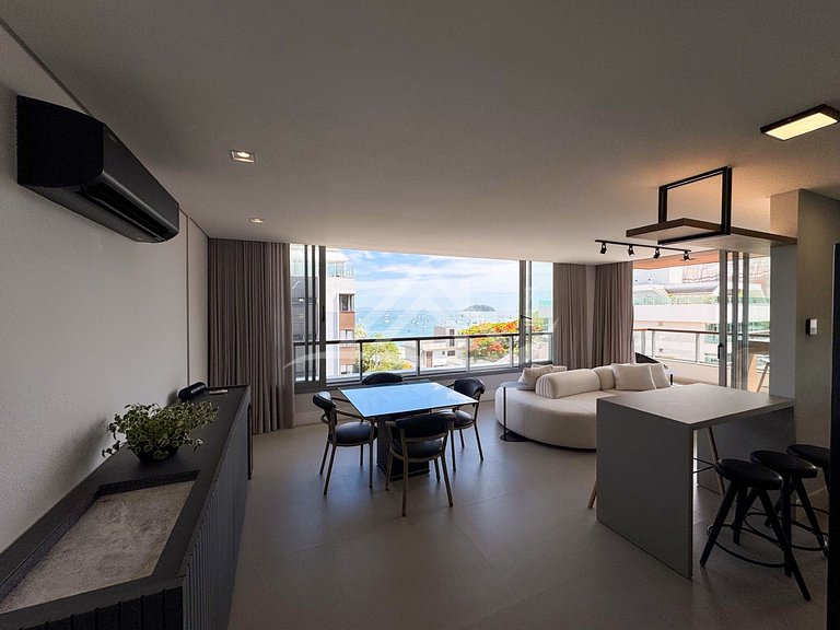 Apartamento Vista al Mar a 50m de Jurerê