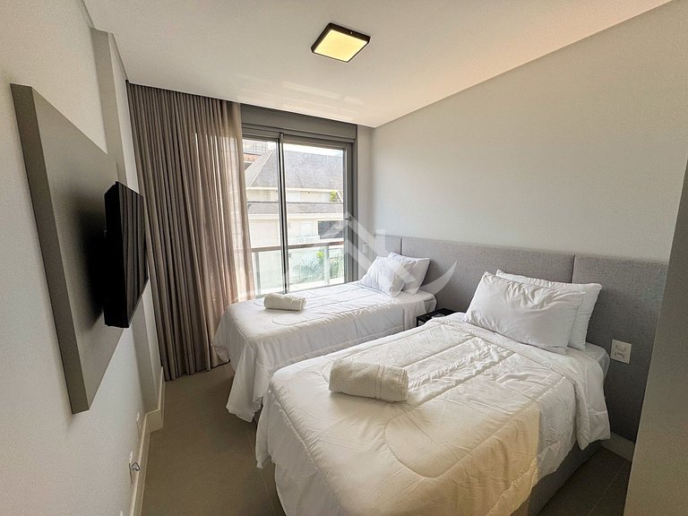 Apartamento Vista al Mar a 50m de Jurerê