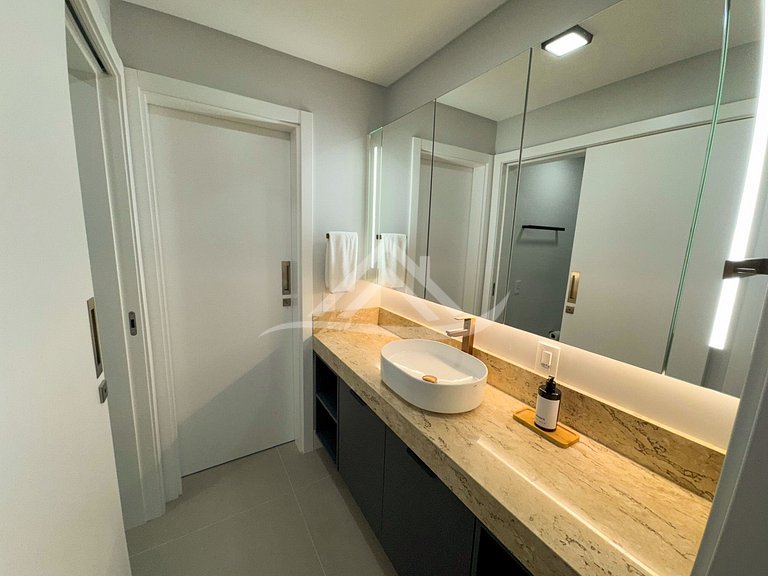 Apartamento Vista al Mar a 50m de Jurerê